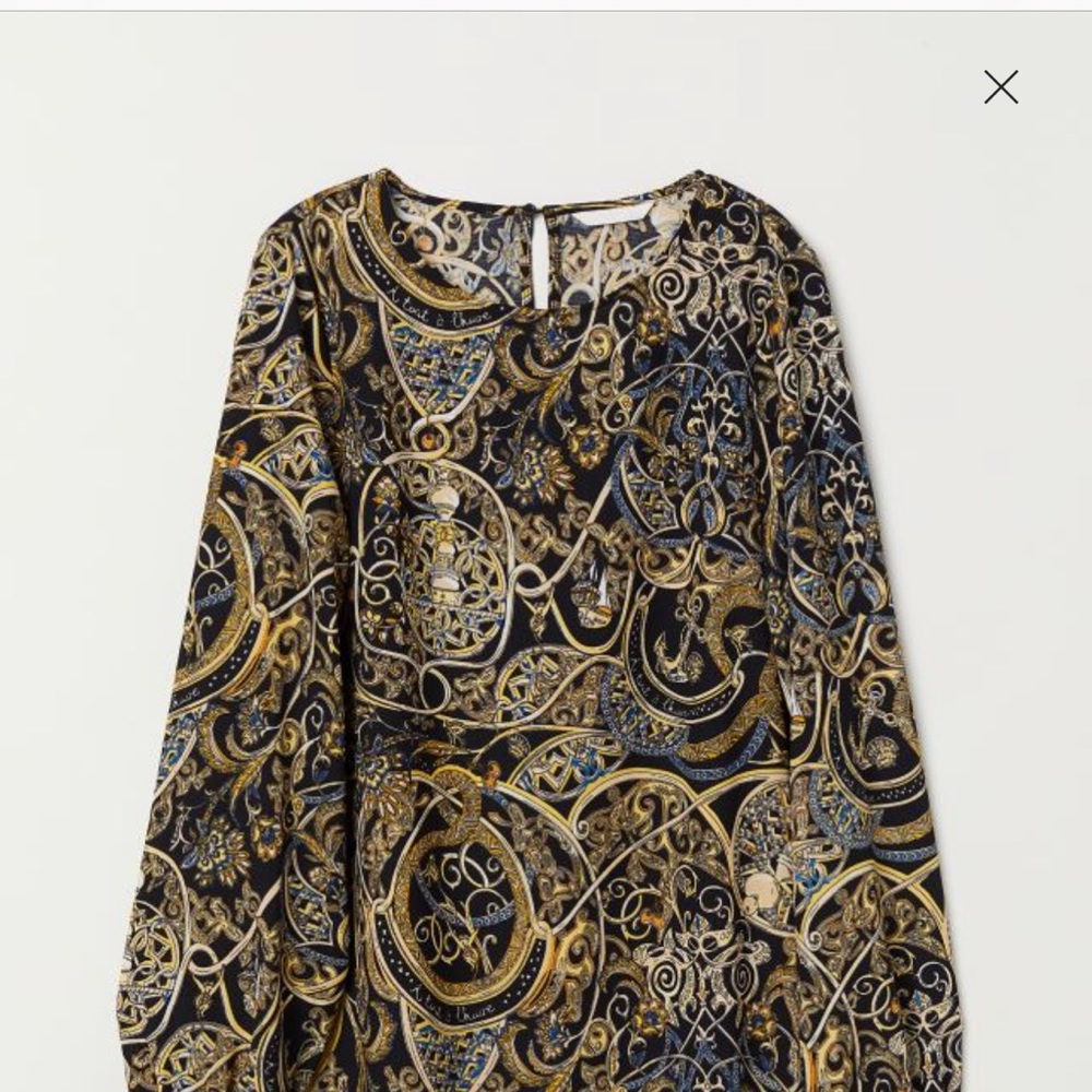H&M Pattern Mini Dress. NWOT - Picture 2 of 6